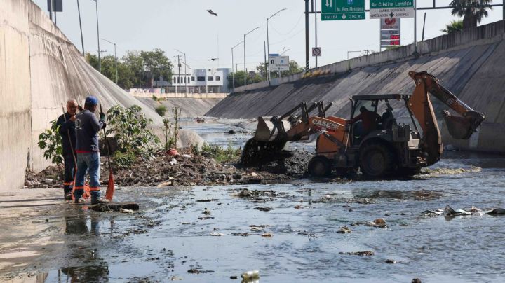 Retira San Nicolás 174 toneladas de basura del arroyo Topo Chico