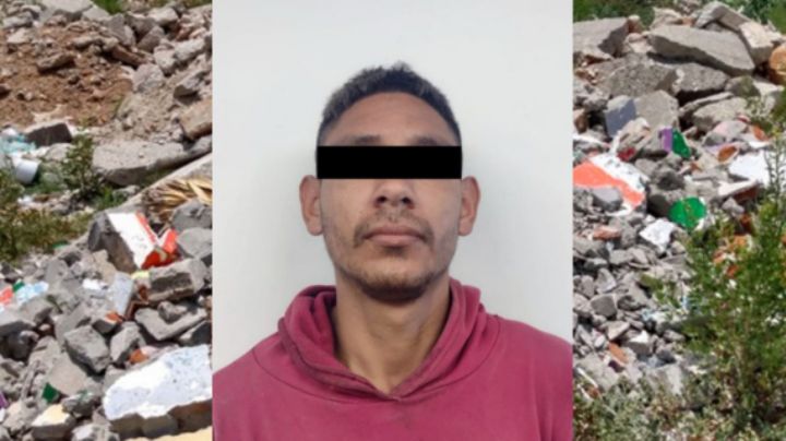 Arrestan a un hombre por tirar escombro el año pasado en Juárez, NL
