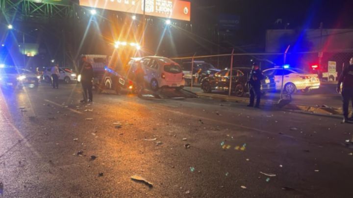 Carambola y atropello deja 5 lesionados y 5 detenidos afuera del Estadio BBVA en Guadalupe