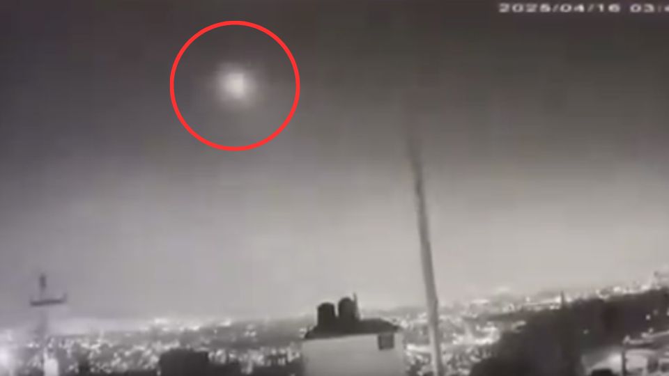 Captan meteoro en CDMX