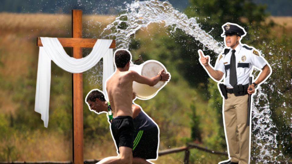 Esta es la multa por tirar agua en Semana Santa.