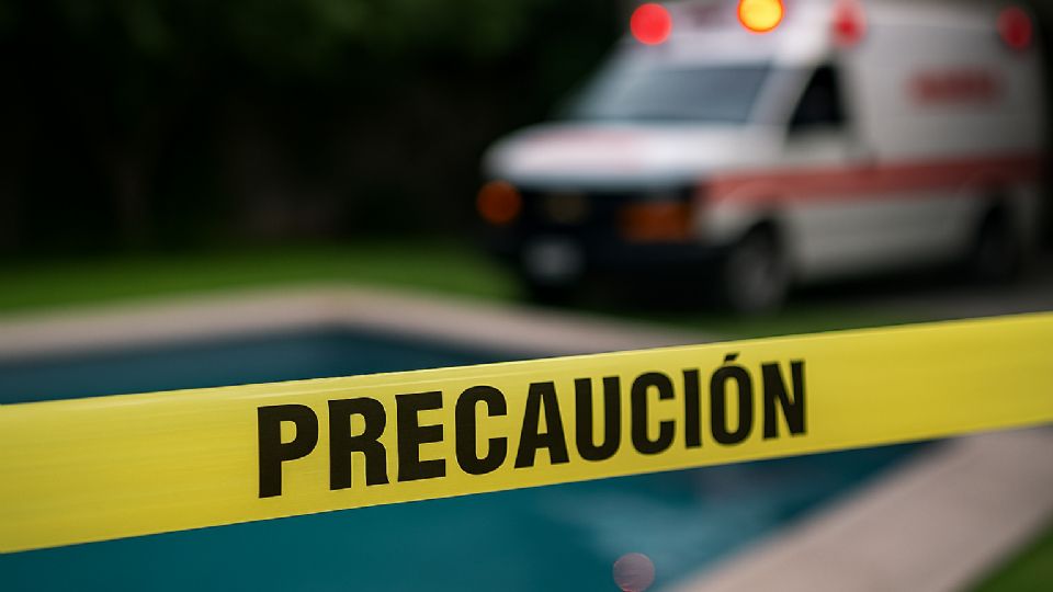 Muere niño de 2 años al caer en alberca en Juárez, Nuevo León.