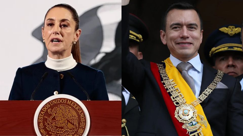 México rechaza acusaciones de Ecuador sobre envío de sicarios para atacar a Noboa.