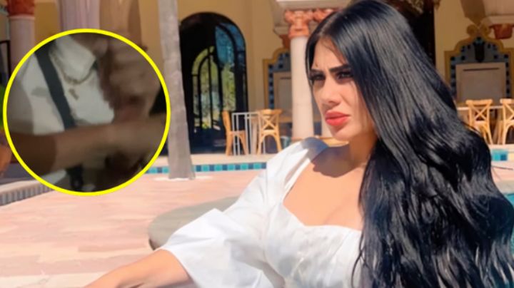 Graban a Giselle Sampayo amenazando a joven; 'ahorita pago para que la policía te dé una ronda'