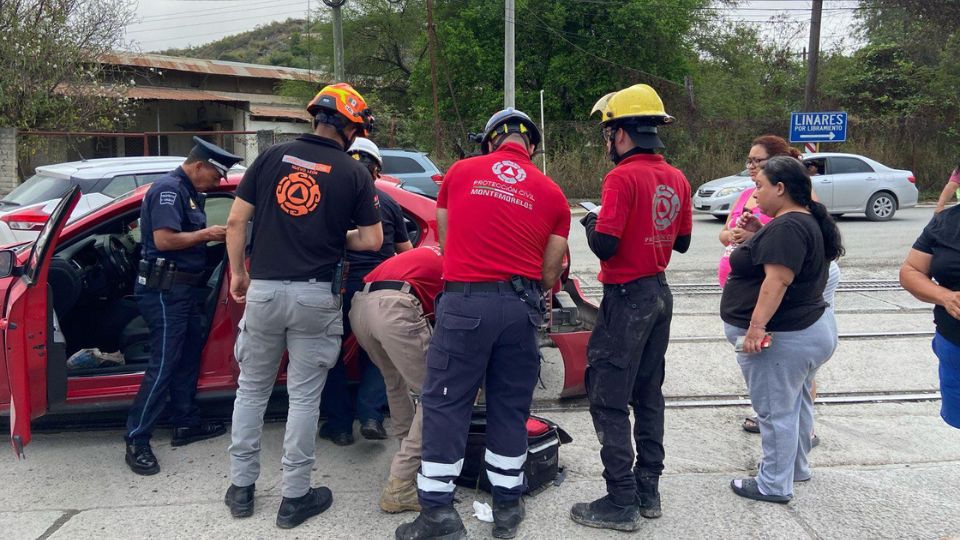Choque en la zona metropolitana | Facebook / Protección Civil de Nuevo León