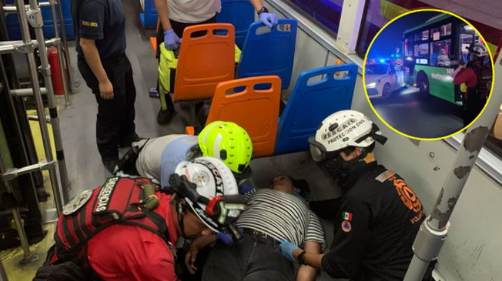 Choque entre particular y Ecovía deja 2 lesionados en Monterrey