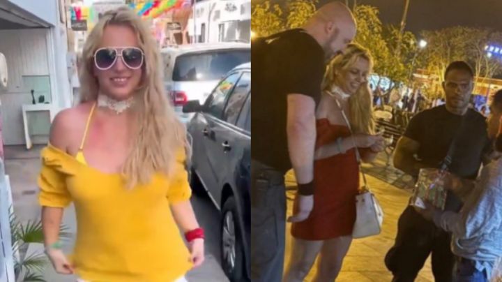 Britney Spears vacaciona en Los Cabos y es captada comprándole a vendedores ambulantes
