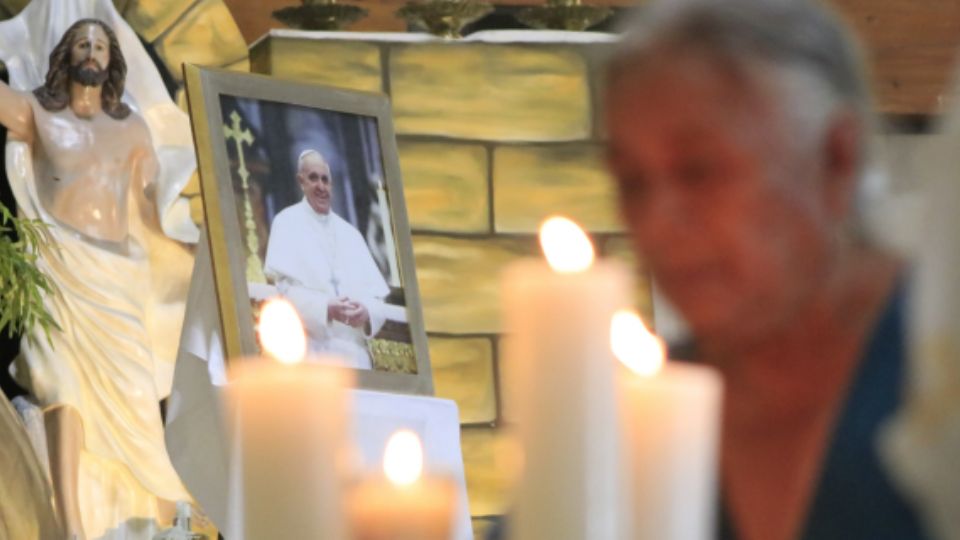 Misa en la Basílica de Guadalupe en honor al Papa Francisco.