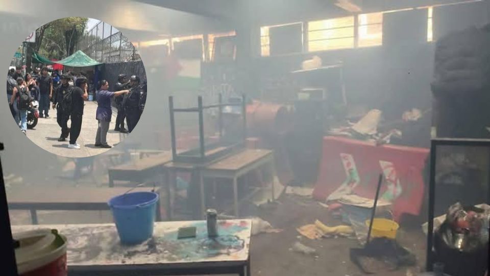 Aula en donde se habría suscitado una de las explosiones | @IzgMadeel