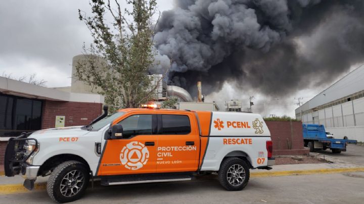 Se incendia fábrica de Bachoco en Apodaca