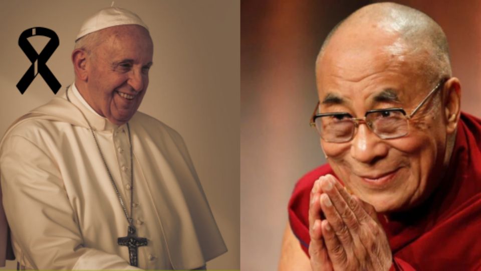 El Dalái Lama expresó sus oraciones y condolencias a los 'hermanos espirituales' del Papa Francisco y a sus seguidores en todo el mundo.