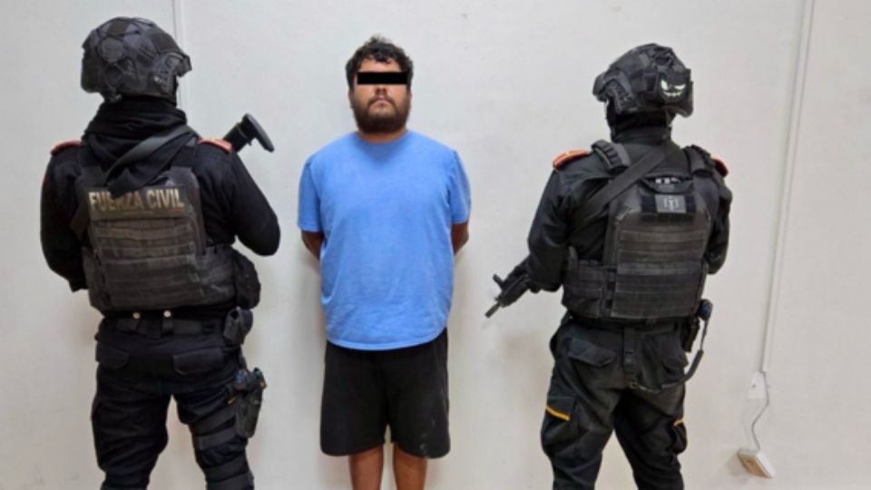 Detenido por Fuerza Civil.