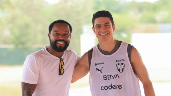 Rayados: Dorlan Pabón visitó El Barrial y se reencontró con Medina