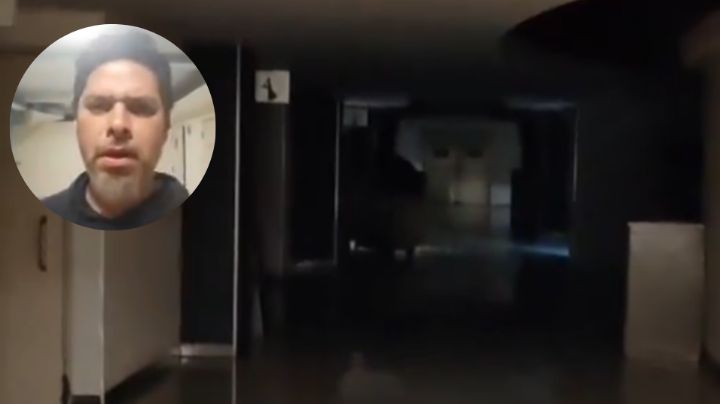 Miedo nivel: Hombre se queda encerrado en el cine al término de la última función