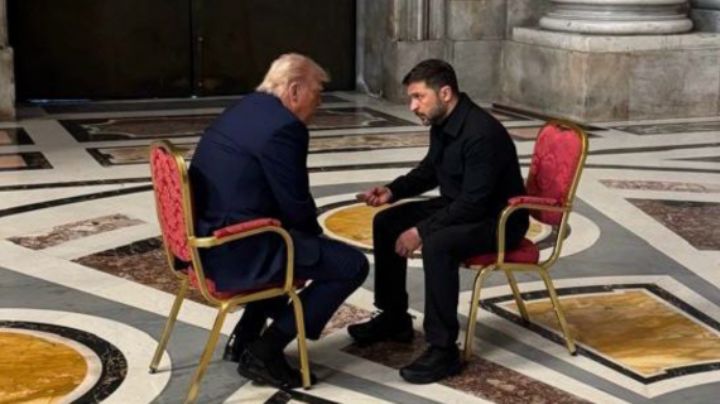 'Alto al fuego total', dice Zelensky de reunión con Trump previo al funeral del Papa Francisco