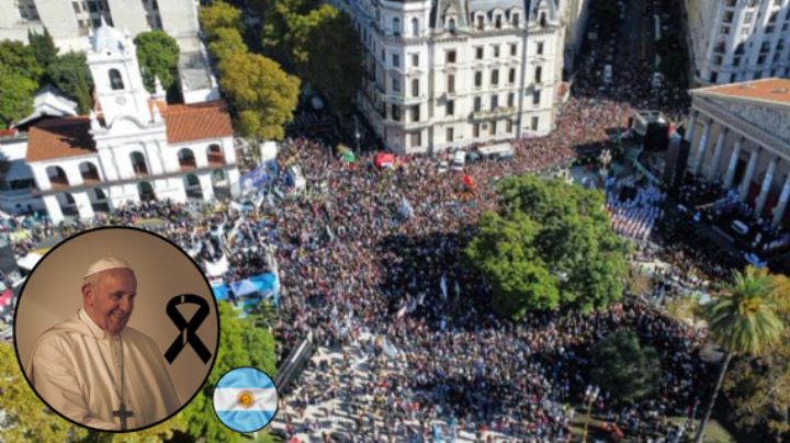 Realizan procesión de despedida para el Papa Francisco en Buenos Aires