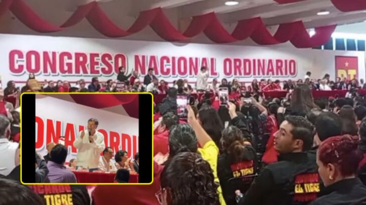 VIDEO: Abuchean a Noroña en el Congreso Nacional del PT