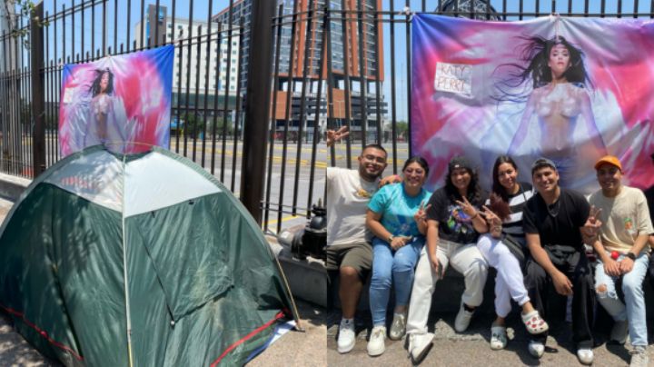 Fans de Katy Perry acampan para alcanzar primeros lugares en el concierto