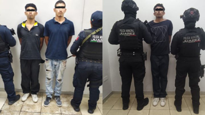 Arrestan a 3 portadores de drogas en diferentes puntos de Juárez, NL