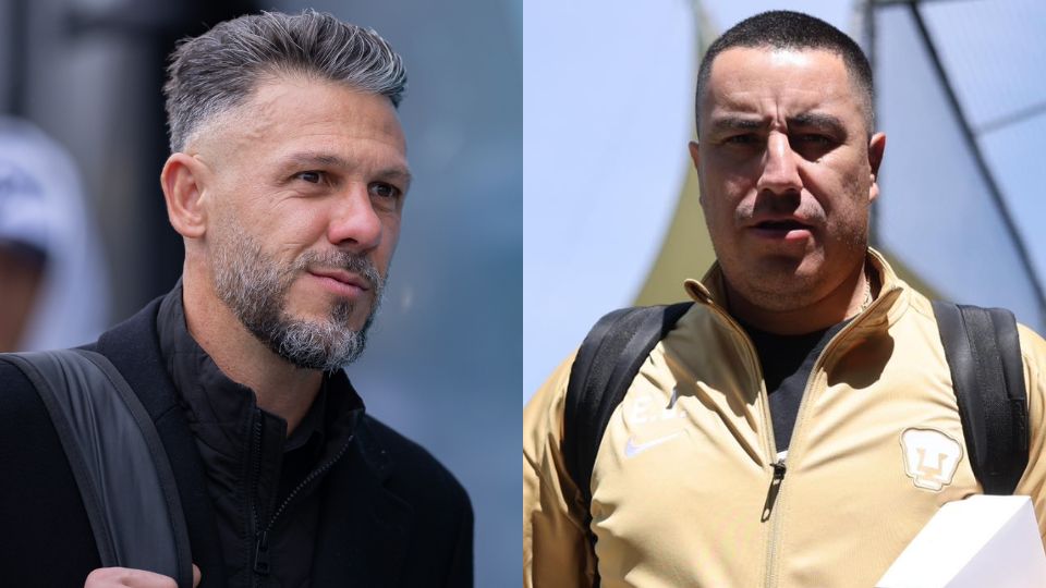 Martín Demichelis y Efraín Juárez, técnicos de Rayados y Pumas | Facebook / Rayados | Facebook / Pumas