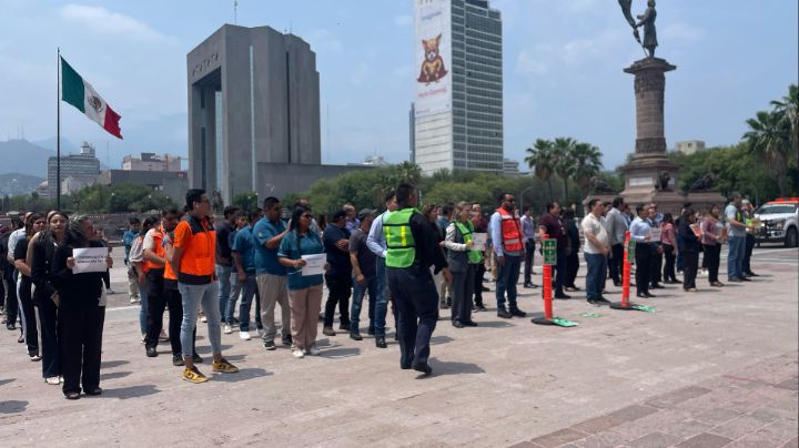 Participa Nuevo León en primer Simulacro Nacional 2025