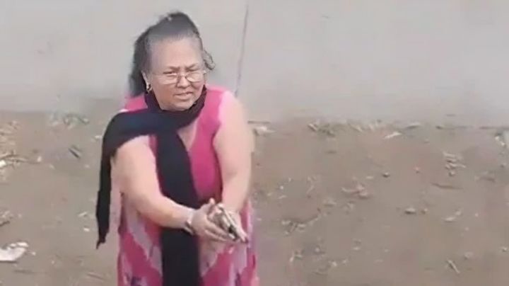 Le hacen corrido a abuelita que mató a balazos a dos hombres en Edomex