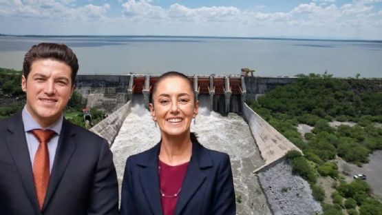 Niegan Sheinbaum y Samuel que agua del Cuchillo va a EU