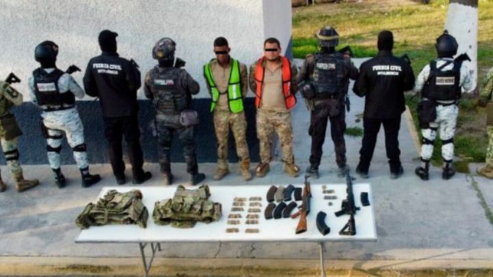 Arrestan a 2 integrantes de un grupo criminal en NL