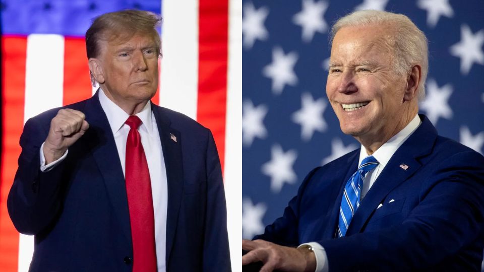 Donald Trump y Joe Biden.