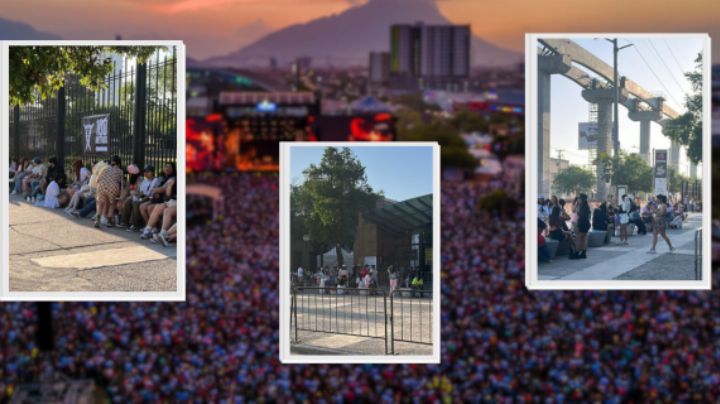 Fans madrugan y hacen largas filas para entrar a Tecate Pa’l Norte en Parque Fundidora