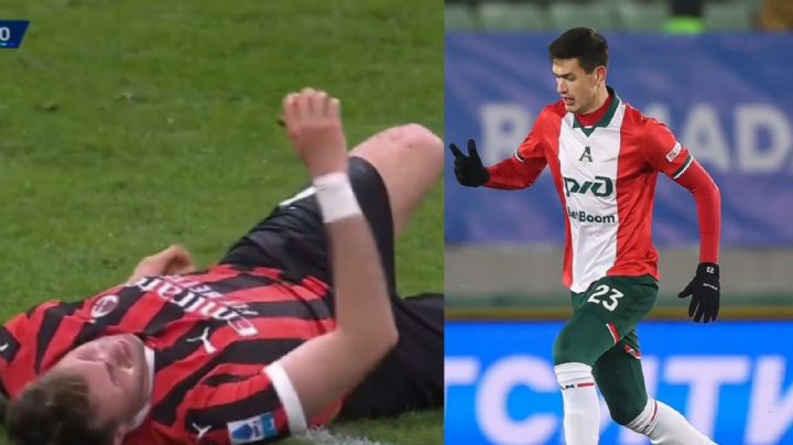 Mexicanos en Europa: ‘Santi’ Giménez se lesiona en empate de Milan contra Fiorentina