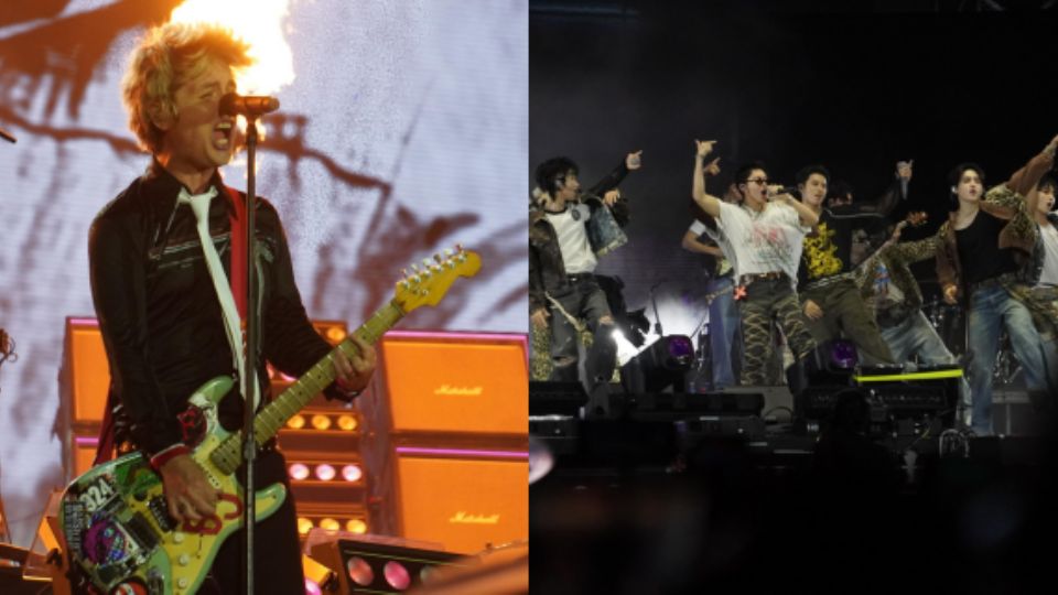 Billie Joe Armstrong de Green Day y Seventeen en el festival Pa'l Norte 2025, 4 de abril del 2025.