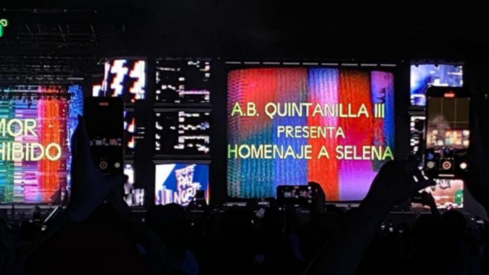 La segunda sorpresa del segundo día del festival Pa´l Norte 2025 fue AB Quintanilla, quien presenta un homenaje a su hermana Selena, por su trigésimo aniversario luctuoso.
