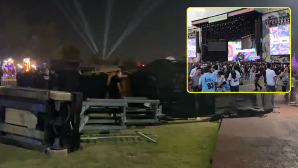 Autoridades de la Ciudad de México confirmó el deceso de las dos personas que habían resultado heridas tras la caída de una estructura de metal decorativa en el escenario del festival Ceremonia 2025.