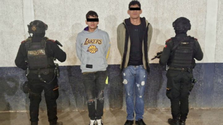 Detienen a 2 por poseer un arma de fuego y drogas en Monterrey