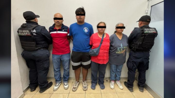 Arrestan a 4 ladrones que asaltaron a sus propios familiares en Juárez, NL