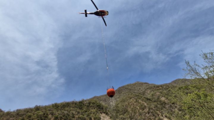 Sofocan incendio de Aramberri, NL en un 60%