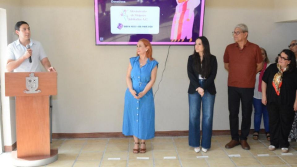 El alcalde de Apodaca, César Garza Arredondo, encabezó la inauguración de las instalaciones de la casa del Movimiento de Mujeres Jubiladas, A.C.