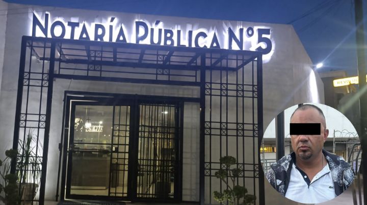 Arrestan a hombre tras intentar robar notaría pública en Monterrey