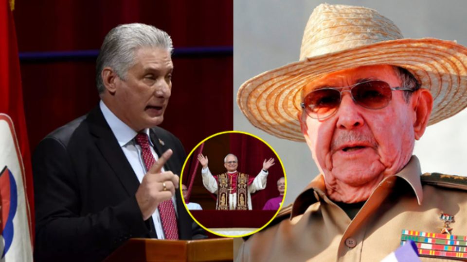 El presidente de Cuba, Miguel Díaz-Canel, y el expresidente Raúl Castro, felicitaron al nuevo Papa León XIV, de origen estadounidense.