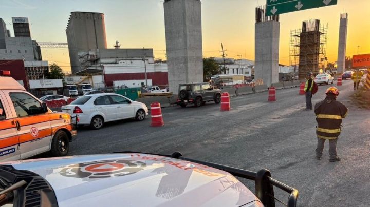 Cierran vialidades en Guadalupe por incendio por fuga de gas en Miguel Alemán