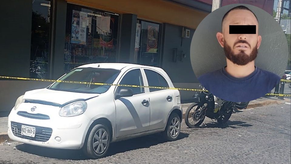 Detienen a hombre por conducir vehículo con reporte de robo