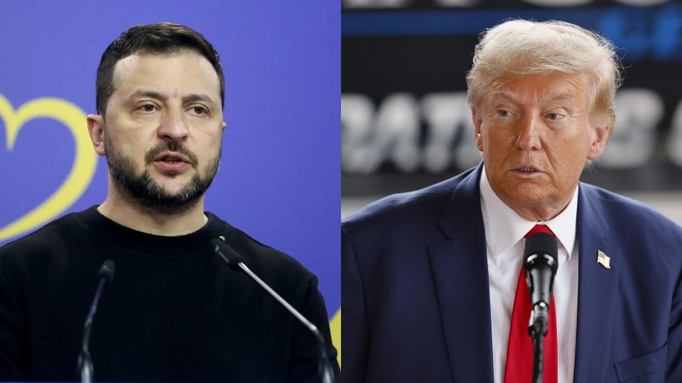 Volodímir Zelenski y Donald Trump.