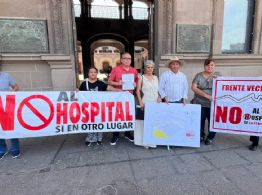 Piden vecinos que construcción del Hospital Infantil en Guadalupe sea sometido a consulta