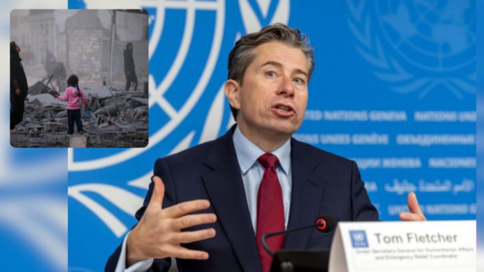 Tom Fletcher, secretario general adjunto para Asuntos Humanitarios y coordinador de Ayuda de Emergencia de la ONU.