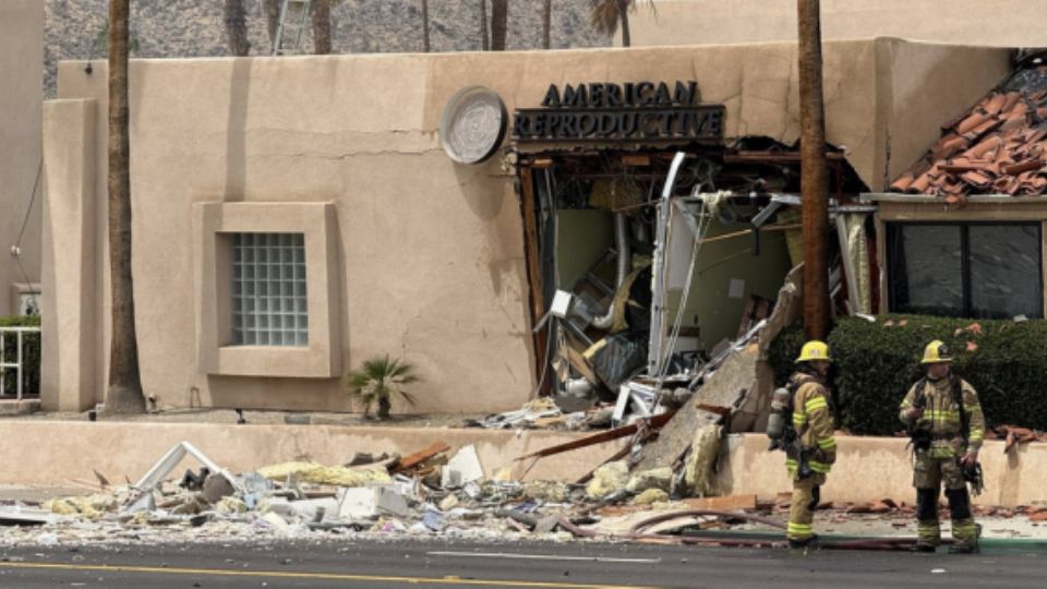 Una explosión ocurrida afuera de una clínica de fertilidad en Palm Springs, California dejó un saldo de un muerto y cinco heridos.