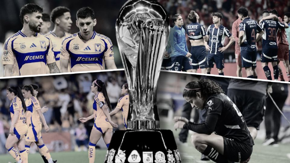 Tigres y Rayados, en femenil y varonil, fuera de la pelea por el título del Clausura 2025