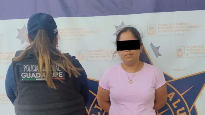 Detienen a mujer que intentó robar comida dietética en tienda de Guadalupe