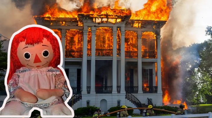 Se incendia mansión en Estados Unidos y culpan a la muñeca Annabelle