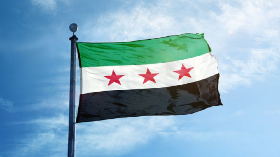 Bandera de Siria.